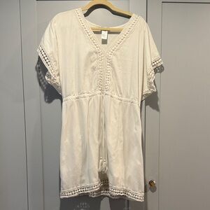 Tommy Bahama Crochet Trim Tunic